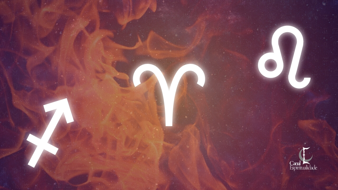 As Cores dos Signos de Fogo