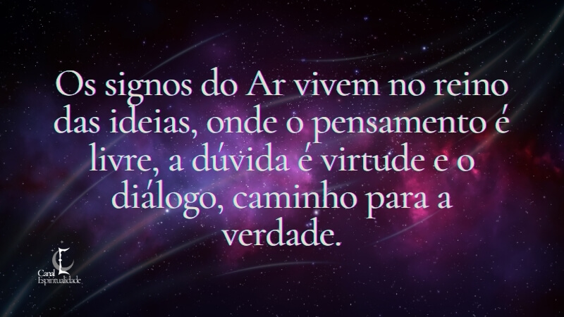 Características Principais dos Signos de Ar